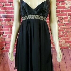 Adrianna Papell Silk Halter Dress